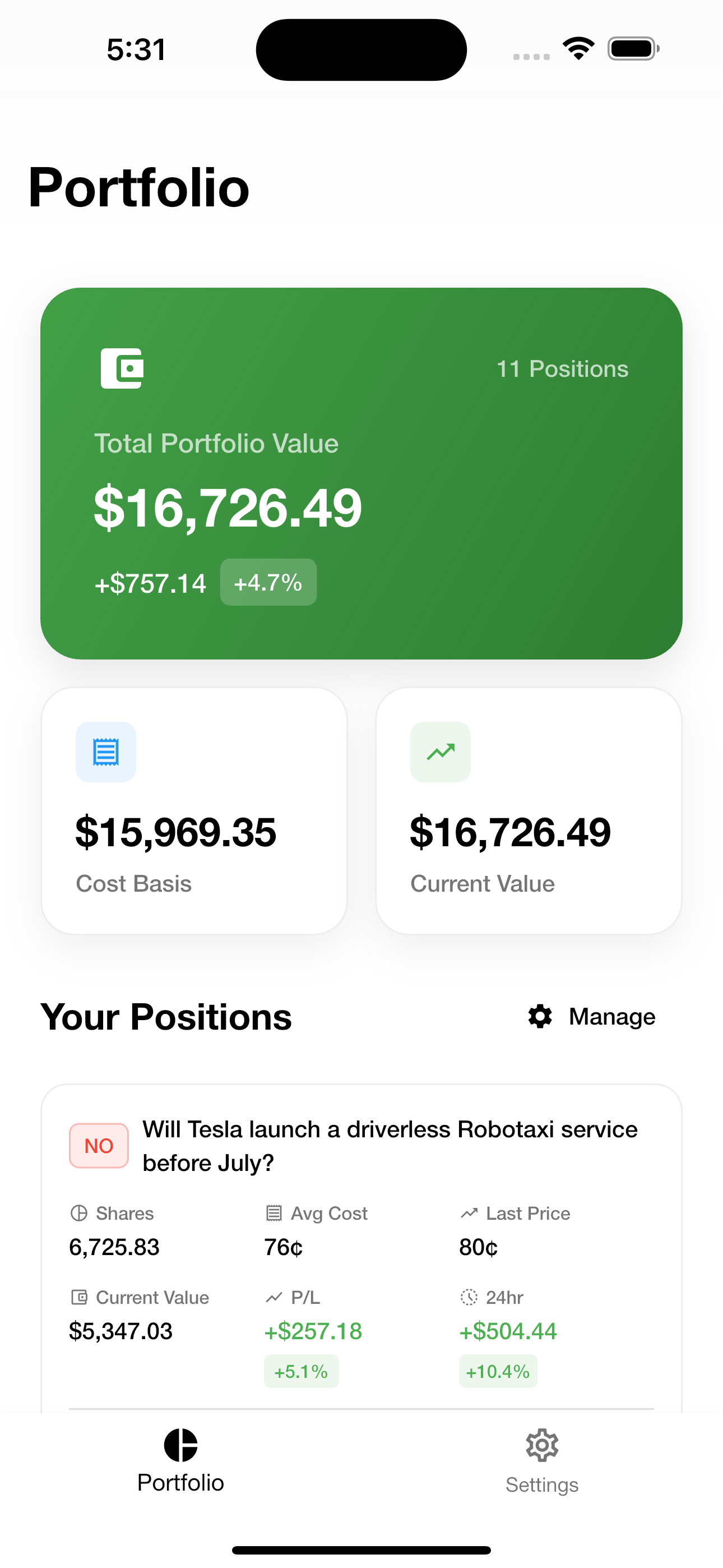 PolyTracker App Mockup